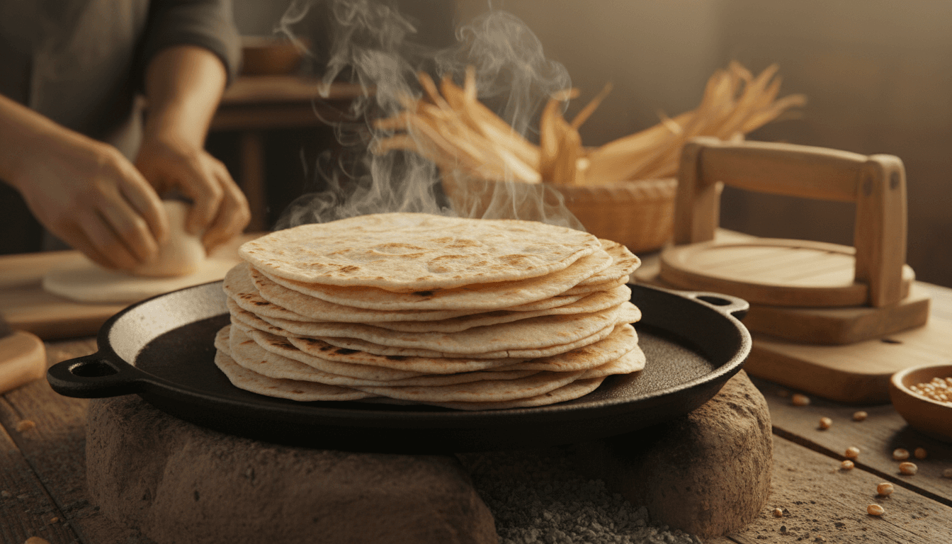 Tortilla making process