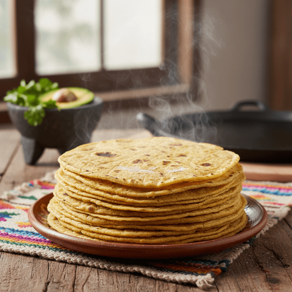 Fresh corn tortillas